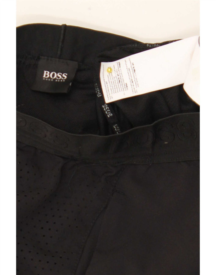 Hugo Boss Herren Sportshorts Small Schwarz Polyester