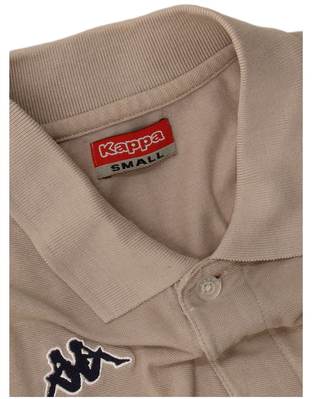 Kappa Herren Poloshirt Small Beige