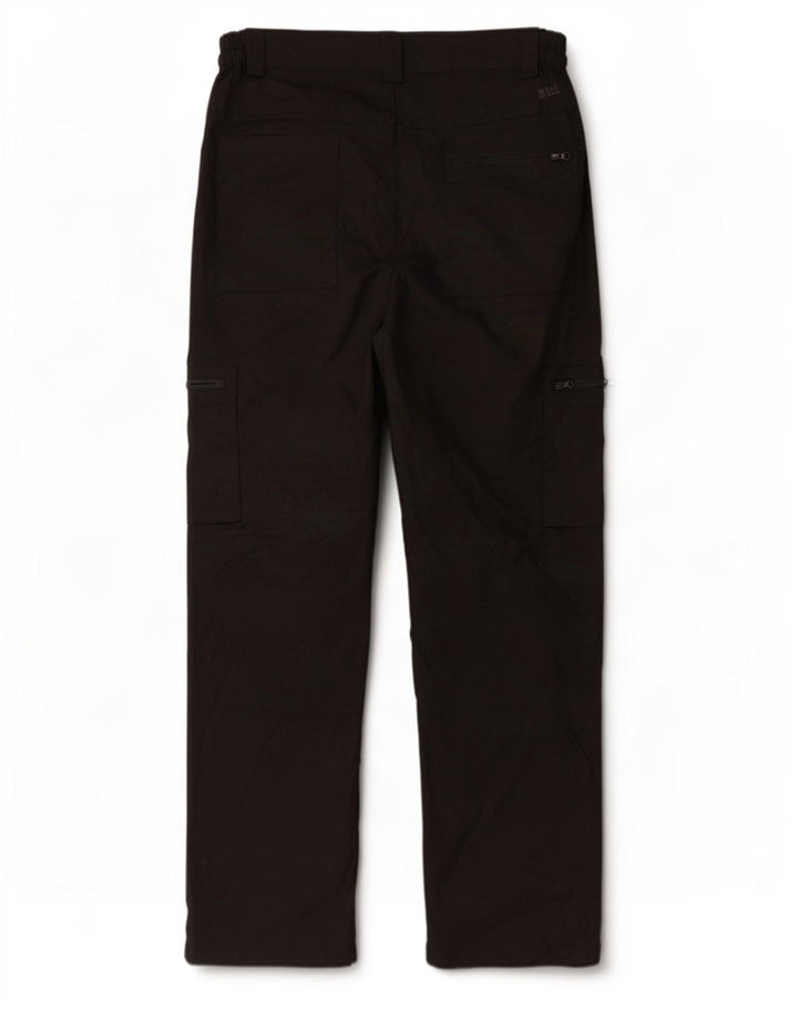 Mountain Warehouse Gerade Herren-Cargohose, W38, L29, Schwarz, Polyester