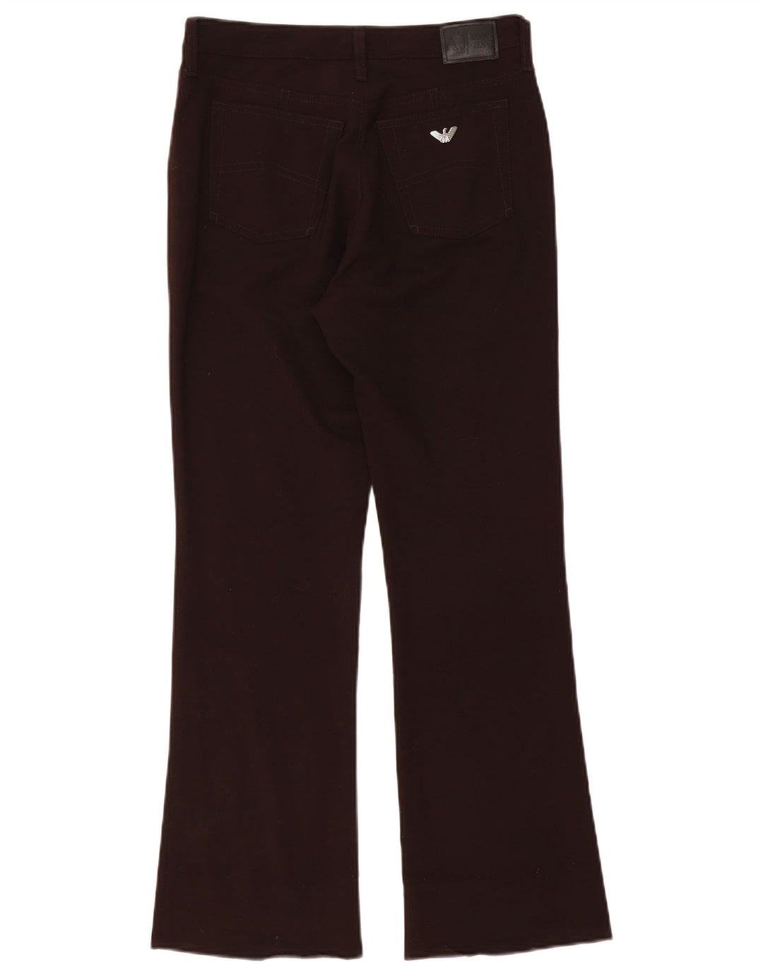 ARMANI Damen Bootcut Freizeithose W28 L28 Braun