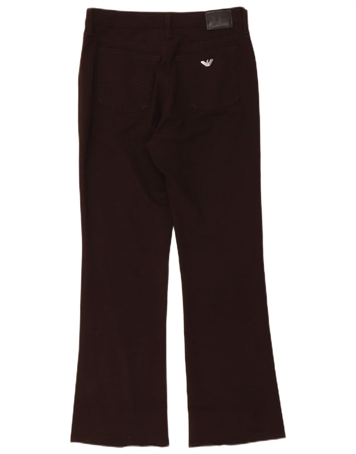 ARMANI Damen Bootcut Freizeithose W28 L28 Braun