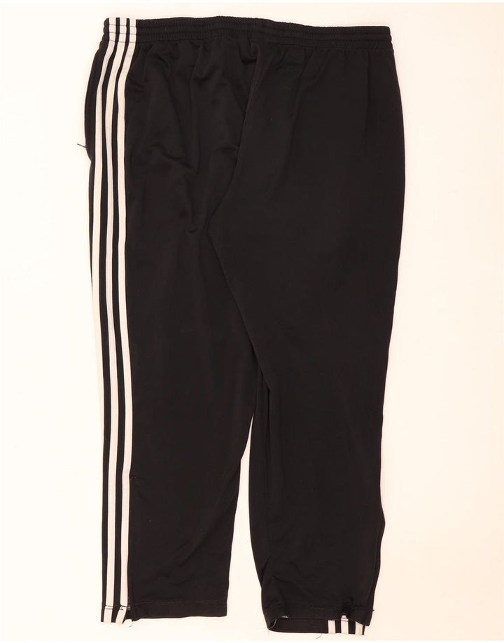 Adidas Damen Trainingshose UK 18 XL Schwarz Polyester