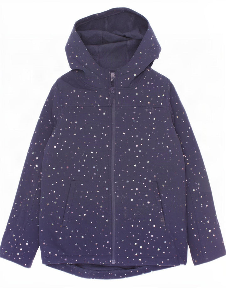 Mountain Warehouse Windjacke für Mädchen, 9–10 Jahre, Marineblau gepunktet