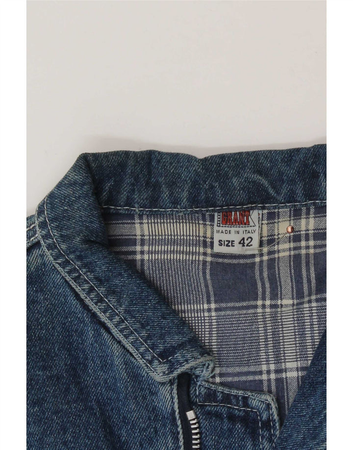 Vintage Damen Jeansjacke IT 42 Mittelblaue Baumwolle