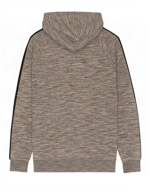 Adidas Herren Zip Hoodie Pullover XS Grau gefleckte Baumwolle