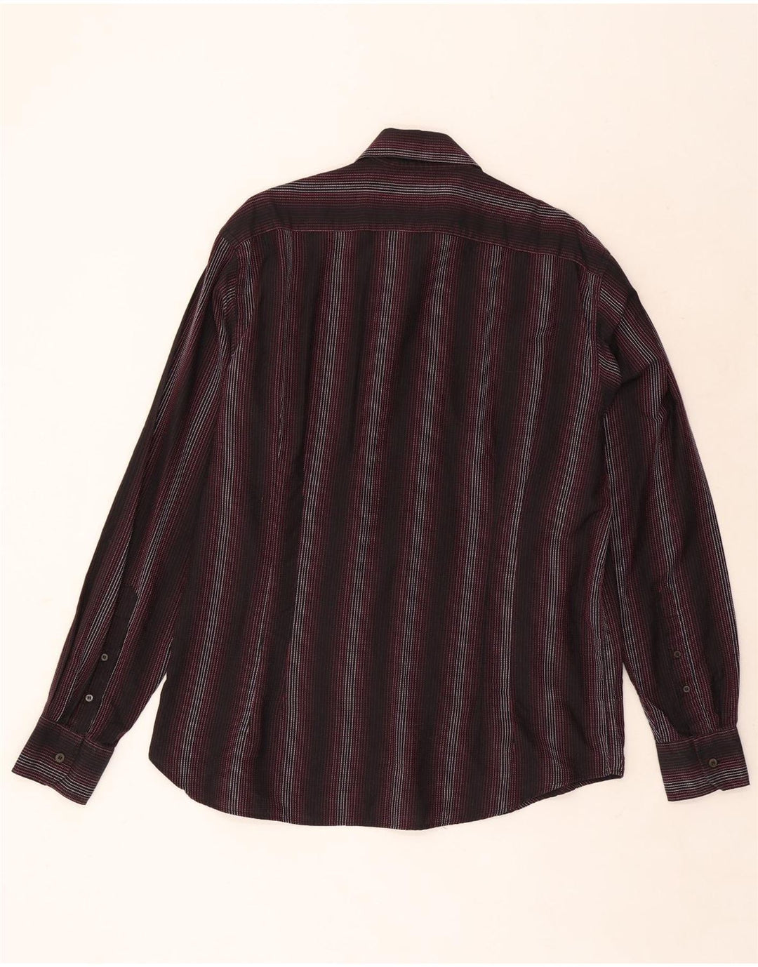 Ted Baker Herrenhemd Größe 5 XL Schwarz gestreift