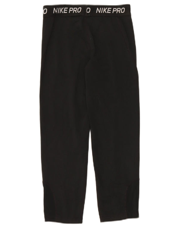 Nike Womens Graphic Leggings UK 4 XS Schwarz Polyester