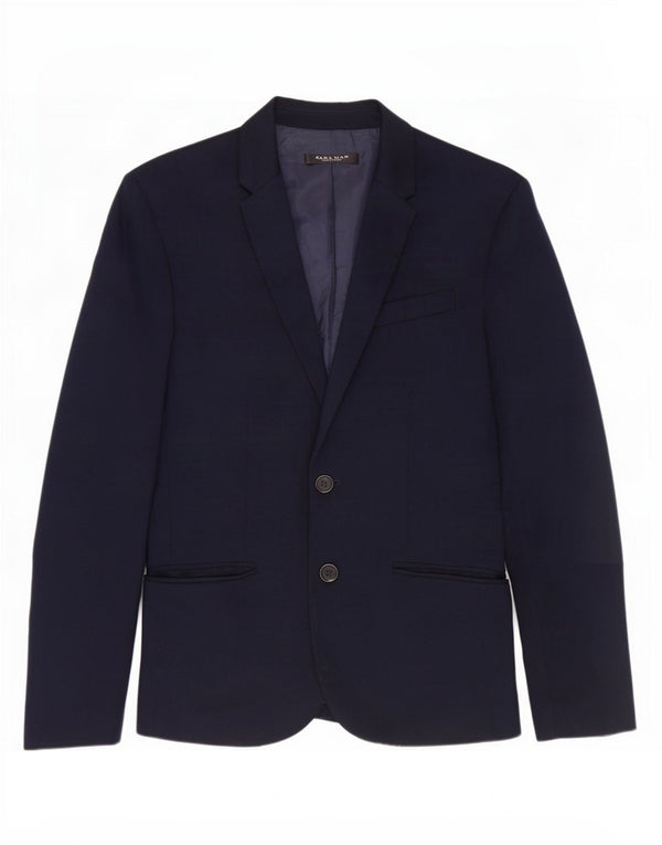 Zara Herren-Blazer mit 2 Knöpfen, Gr. 36, Marineblau