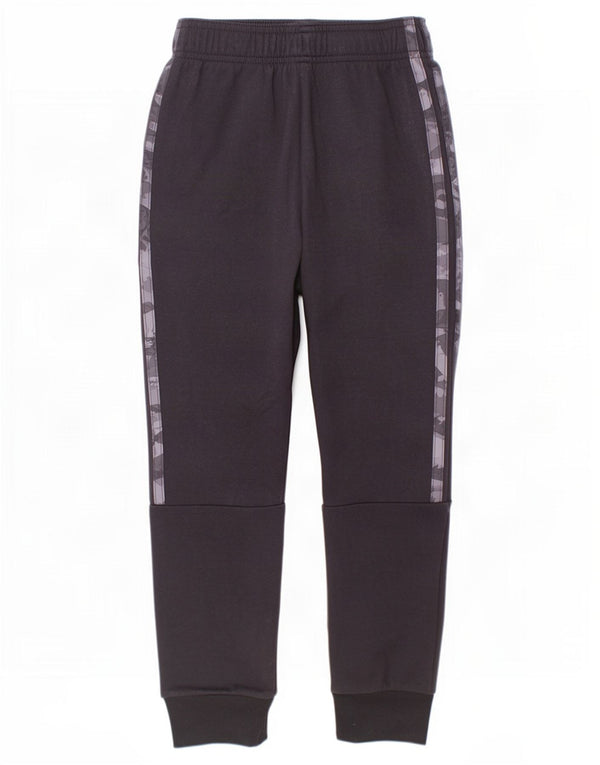Adidas Jungen-Trainingshose, Jogginghose, 7–8 Jahre, schwarze Camouflage-Baumwolle
