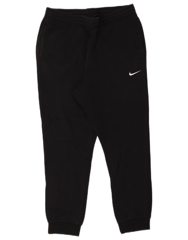 Nike Mens Tracksuit Trousers Joggers Large Black Cotton