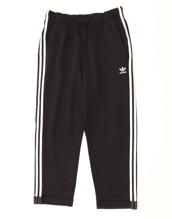 Adidas Damen Trainingshose UK 12 Medium Schwarz Polyester