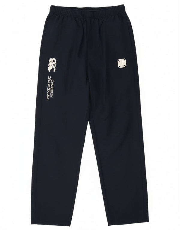Canterbury Boys Graphic Tracksuit Trousers Joggers 13-14 Years Navy Blue