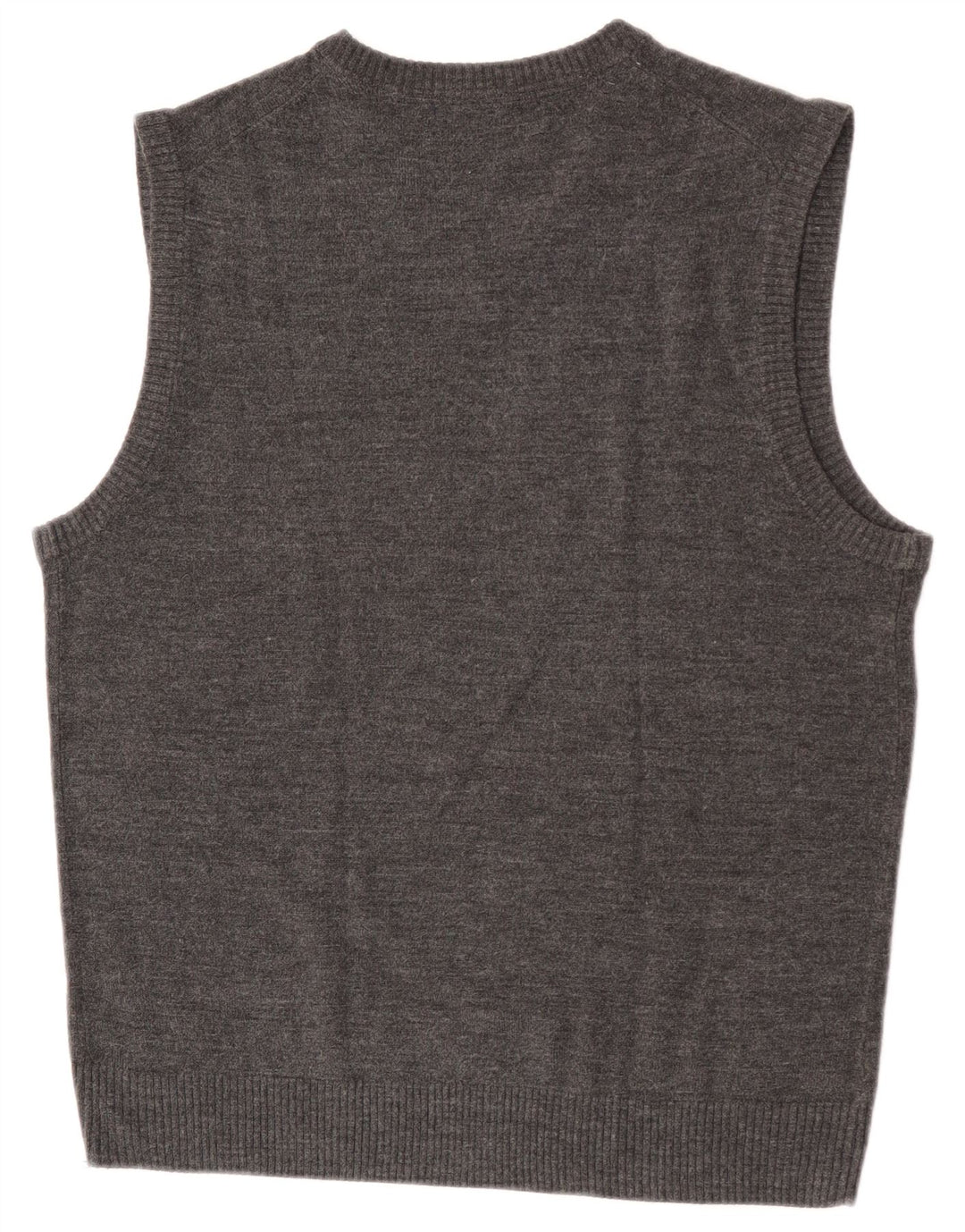 U.S. Polo Assn. Herren-Weste-Tanktop aus mittelgrauem Acryl