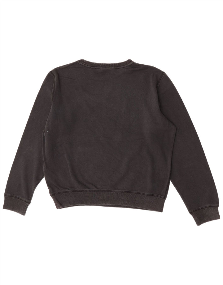 Nike Herren-Sweatshirt mit Swoosh-Grafik, mittlere schwarze Baumwolle