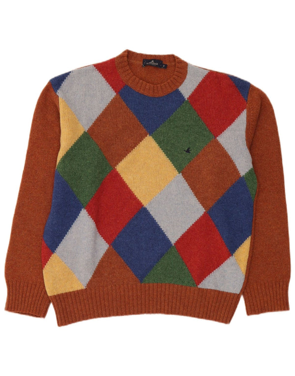 BROOKSFIELD Herren Pullover mit Rundhalsausschnitt IT 50 Mittelbraun