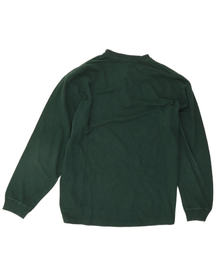 Carhartt Herren-Top, langärmelig, groß, grüne Baumwolle