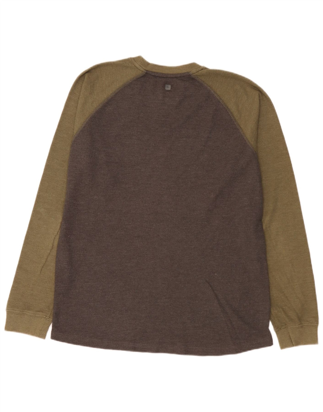 Mountain Warehouse IsoCool-Oberteil für Herren, langärmlig, groß, Grau, Farbblock