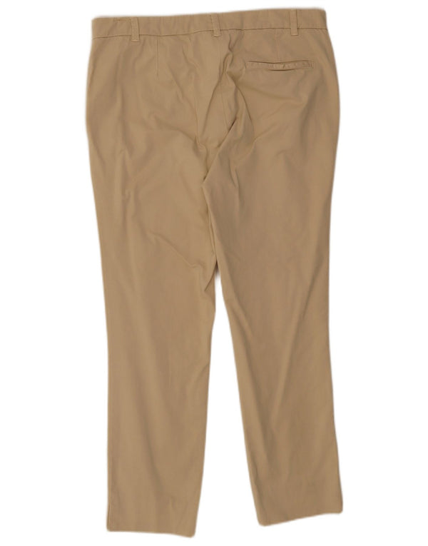 Massimo Dutti Damen Slim Chino-Hose W34 L26 Beige