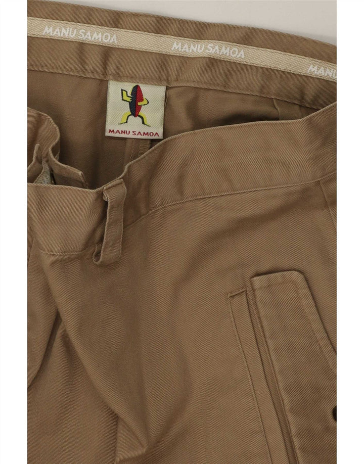 Manu Samoa Herren Cargoshorts W34 Large Beige