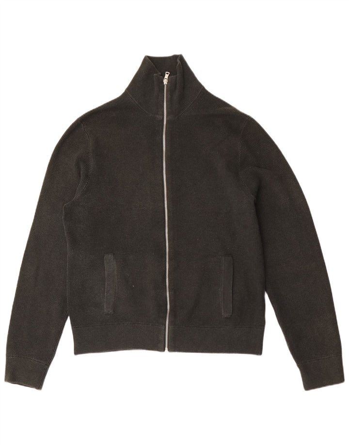 Marks & Spencer Herren-Strickjacke, groß, grün, Polyester