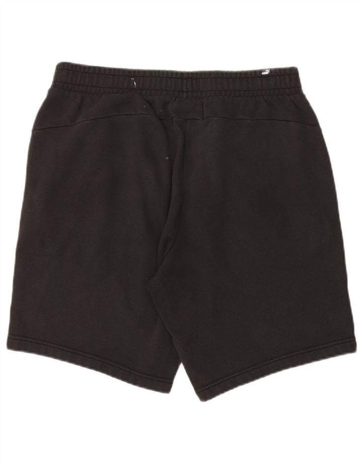 Puma Herren-Sportshorts, groß, schwarze Baumwolle