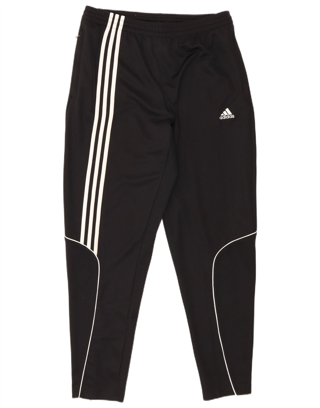 Adidas Herren-Trainingshose, groß, aus schwarzem Polyester