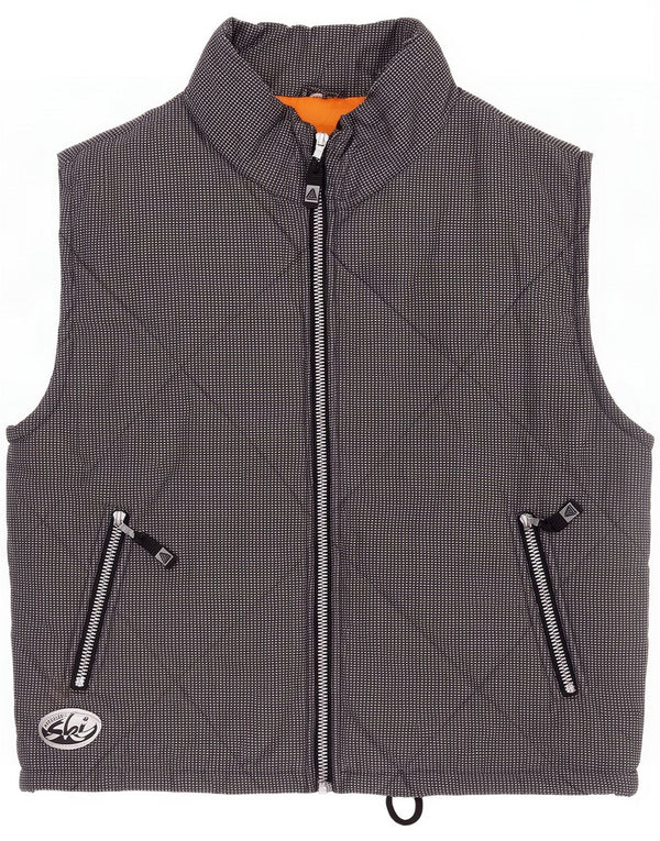 Astrolabio Herren-Ski-Jacke, IT 46, Größe S, schwarz, kariert, Polyamid