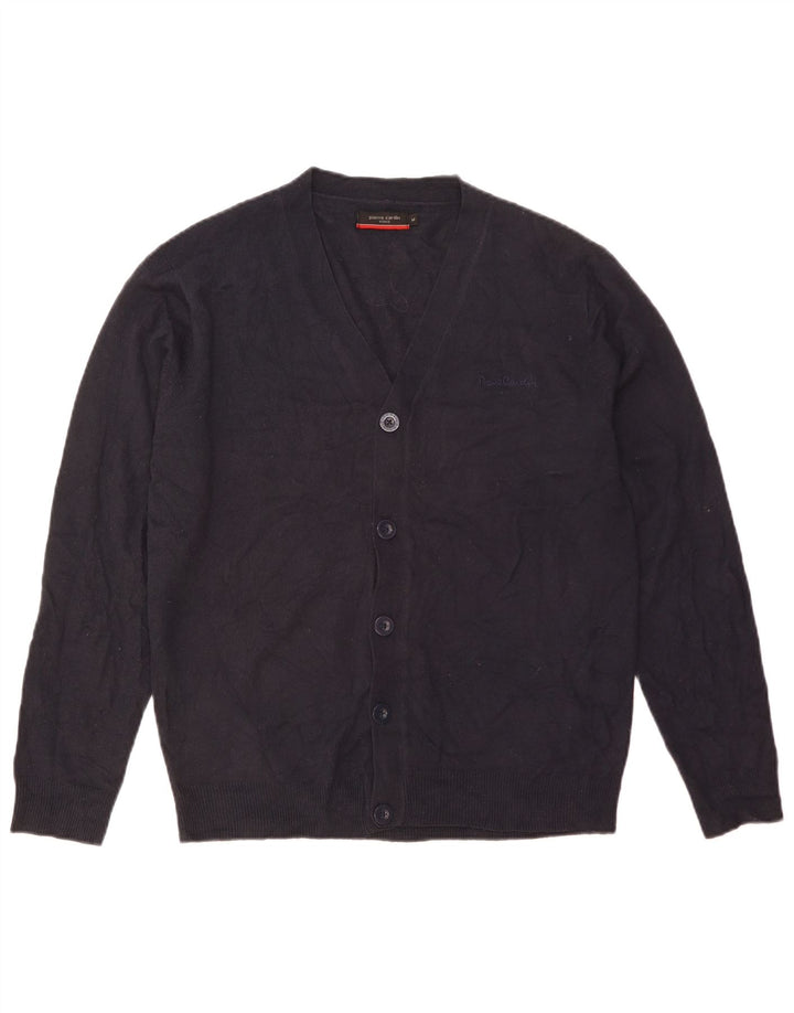 Pierre Cardin Herren-Strickjacke, mittelgroßes Marineblau, Acryl