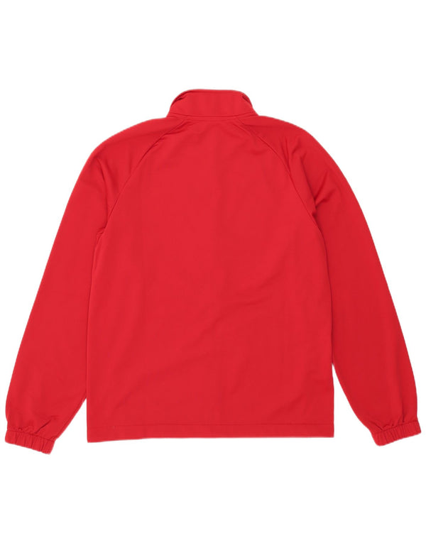 Nike Herren-Trainingsanzugoberjacke aus mittelrotem Polyester