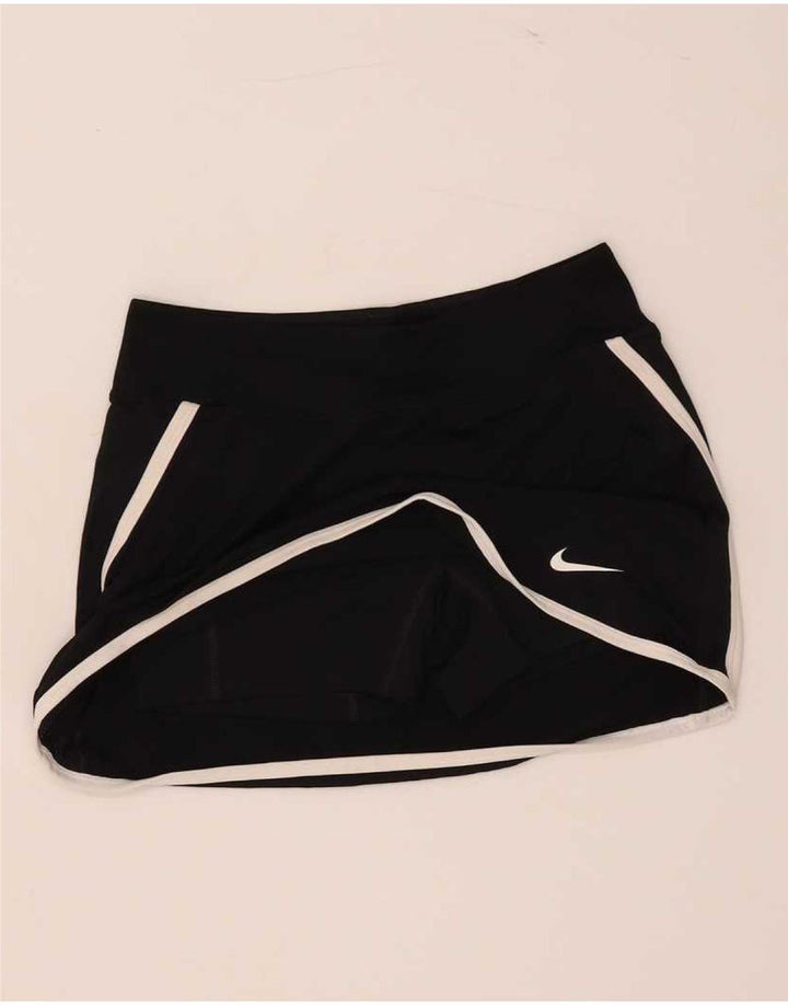 Nike Damen Dri Fit Skort UK 10 Small Schwarz Polyester