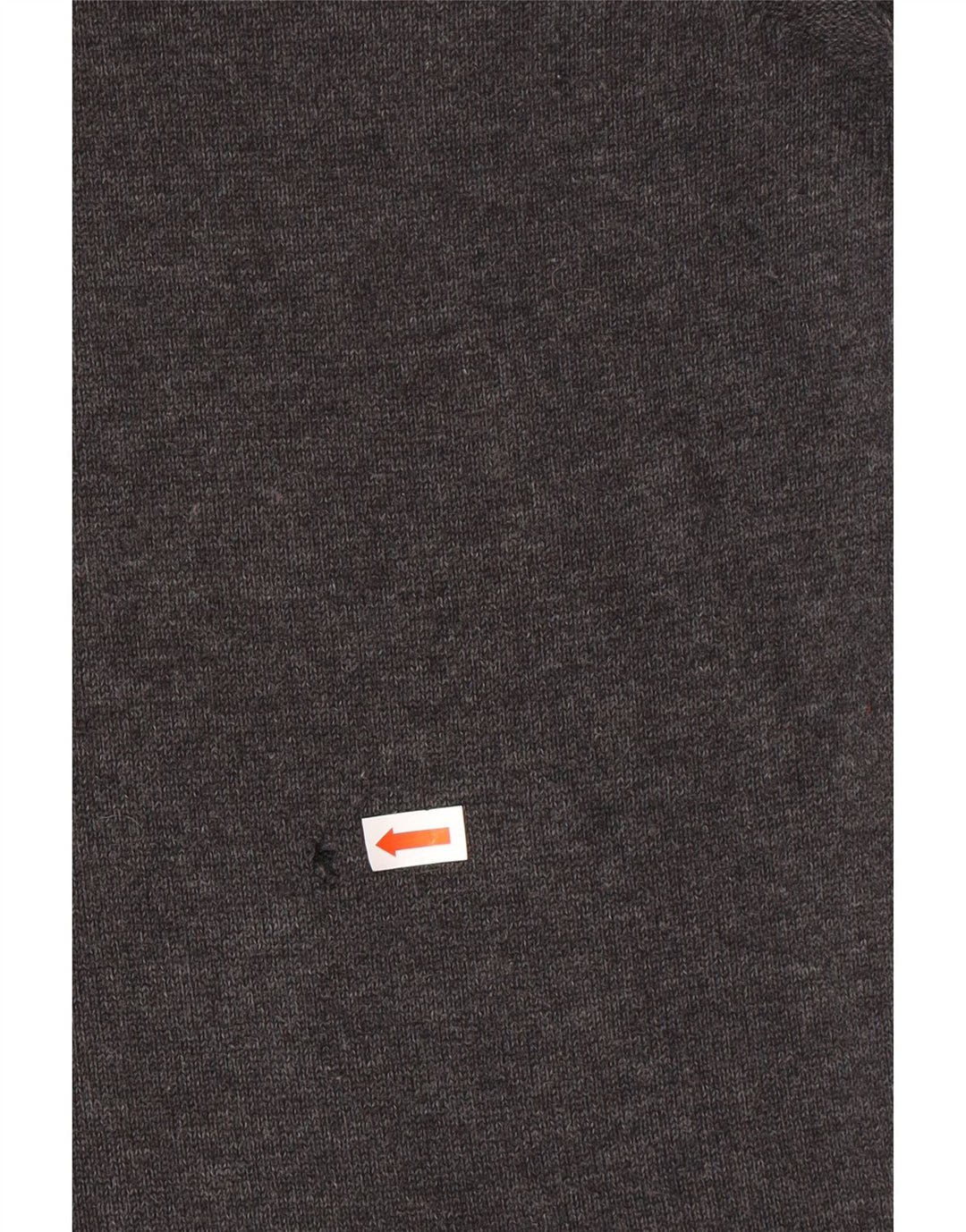 HUGO BOSS Herren-Pullover mit Rundhalsausschnitt, mittelgraue Baumwolle