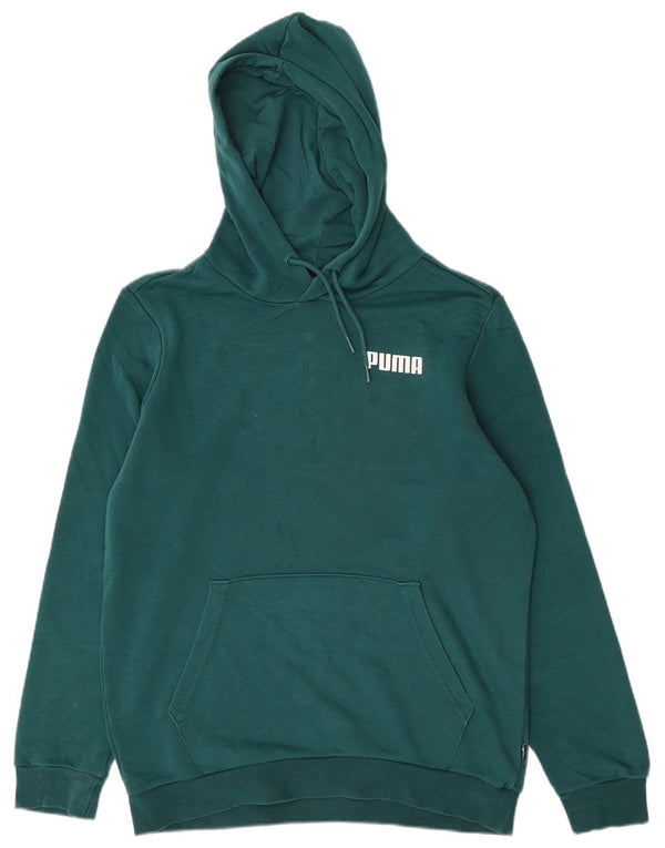 Puma Mens Hoodie Jumper Small Green