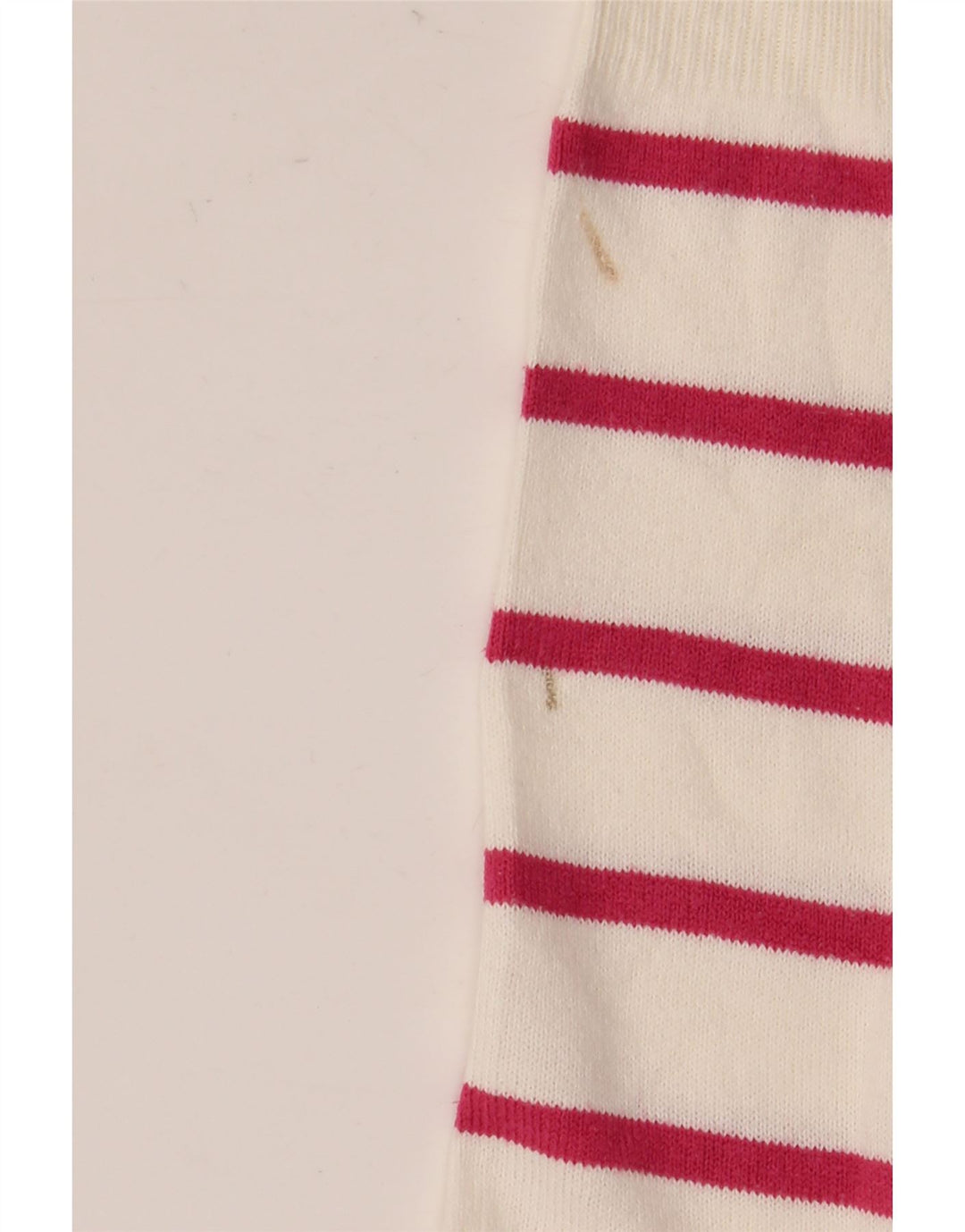 Marks & Spencer Damen-Pullover mit Rundhalsausschnitt, Gr. 10, Größe S, weiß gestreift