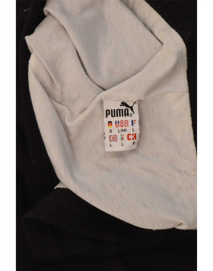 Puma Herren-Trainingshose, Jogginghose, groß, schwarz, Colourblock-Polyamid