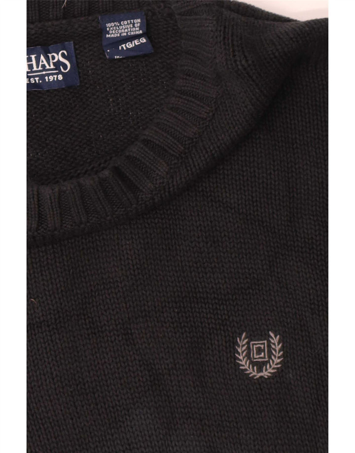 Chaps Herren-Pullover mit U-Boot-Ausschnitt, XL, marineblau, Baumwolle