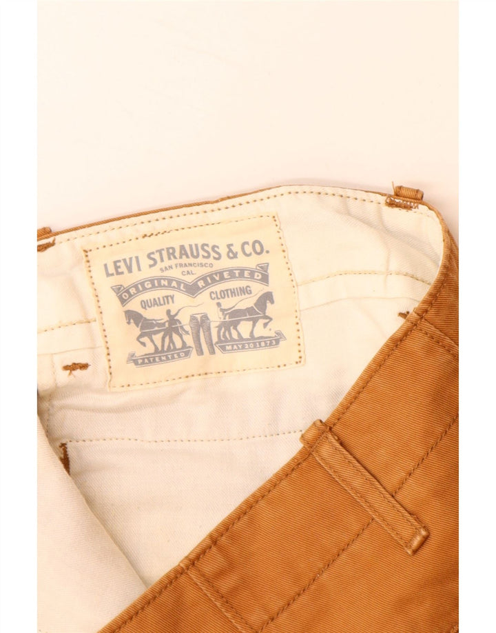LEVI'S Herren-Chinoshorts W34, große braune Baumwolle