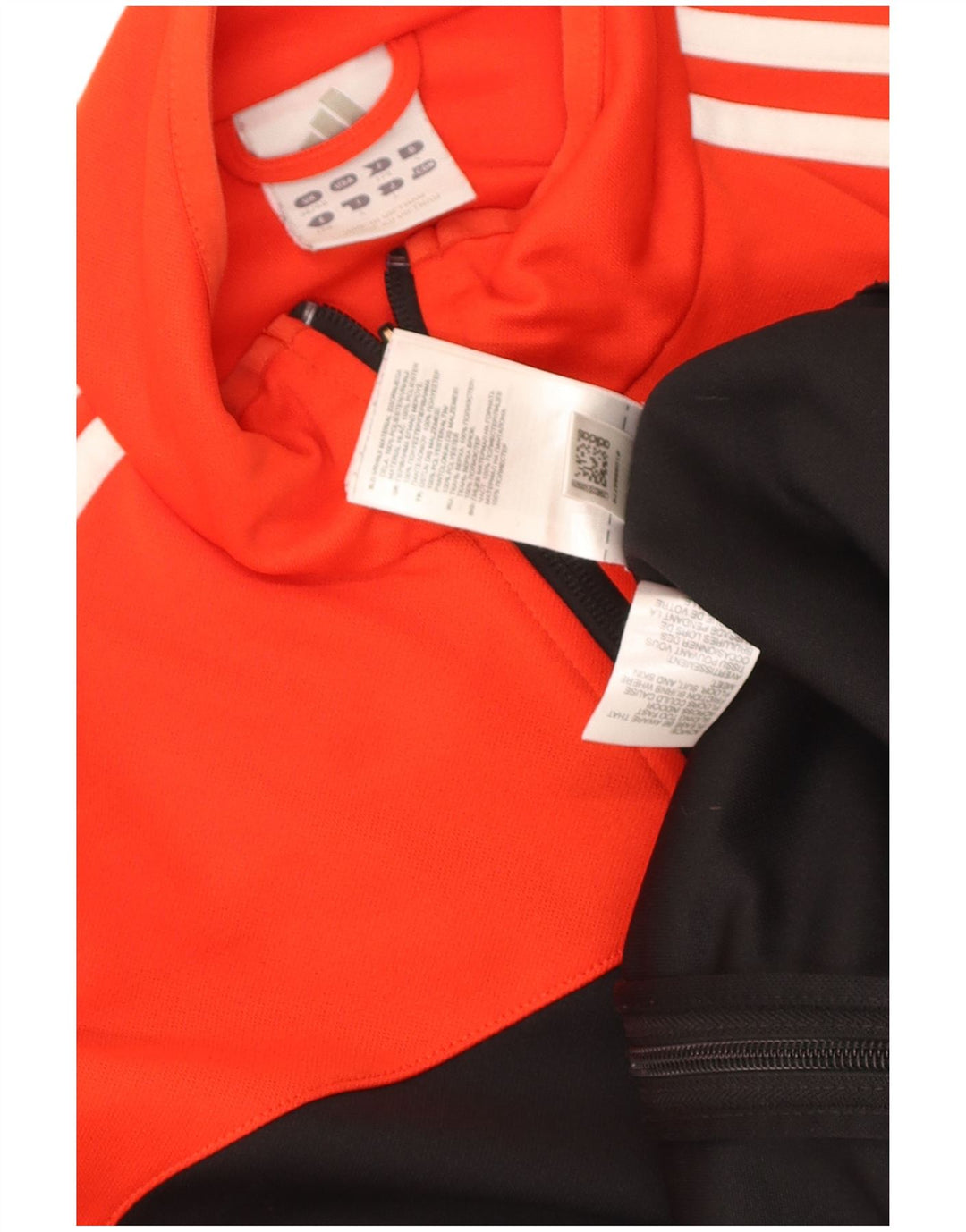 Adidas Herren Trainingsanzug Top Jacke UK 38/40 Mittelorange Farbblock