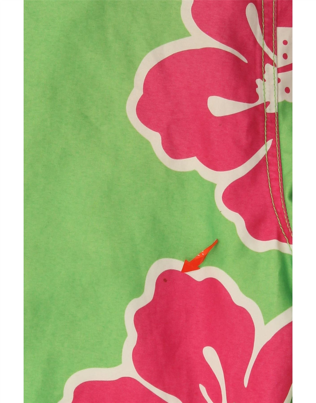 TOMMY HILFIGER Herren-Badeshorts, klein, grün, florales Polyester