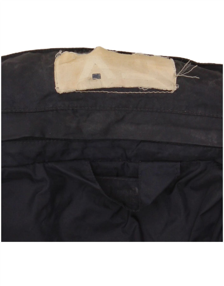Armani Jeans Herren Regenjacke UK 40 Large Marineblau Polyamid
