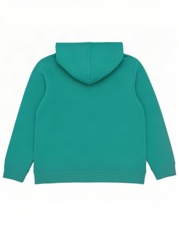 Gap Womens Graphic Hoodie Pullover UK 18 XL Türkis Baumwolle