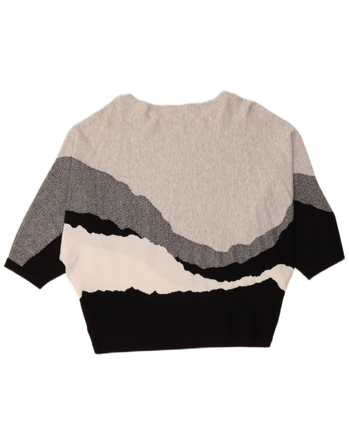 PHASE EIGHT Damen Übergroßer Pullover mit U-Boot-Ausschnitt, UK 14, Mittelgrau