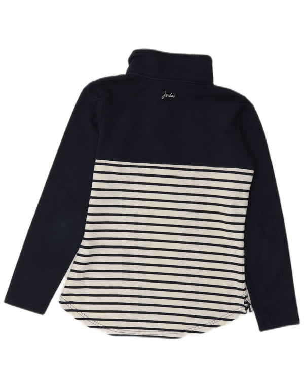 Joules Damen-Sweatshirt mit Reißverschluss am Hals, UK 6, XS, Marineblau, gestreift, Baumwolle