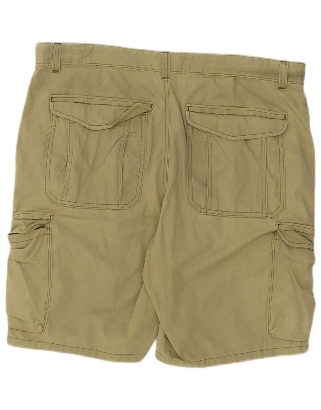 Marks & Spencer Herren Regular Cargo Shorts W38 XL Khaki Baumwolle