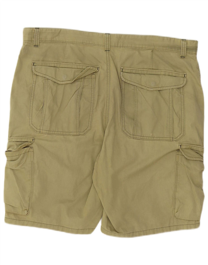 Marks & Spencer Herren Regular Cargo Shorts W38 XL Khaki Baumwolle