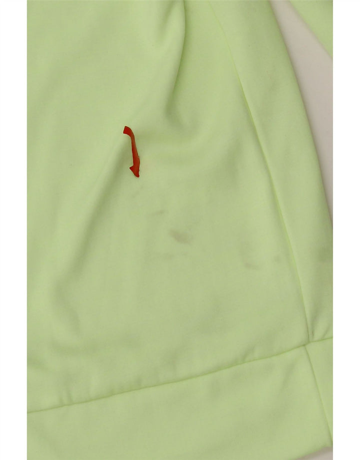 Nike Damen Dri Fit Zip Neck Pullover Trainingsanzug Top UK 14 Mittelgrün