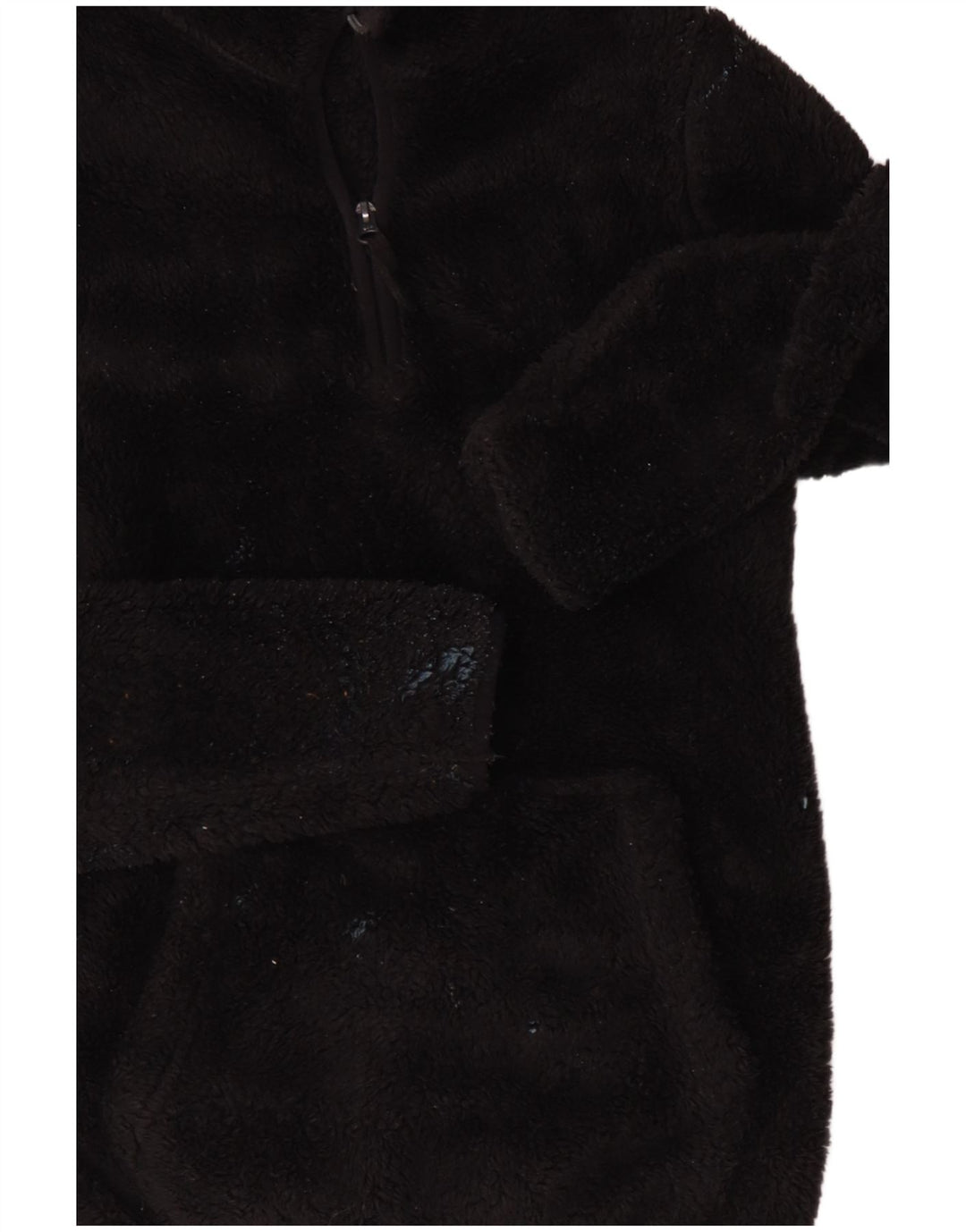 Mountain Warehouse Damen-Fleecepullover mit Reißverschluss am Hals, UK 12, Mittelschwarz