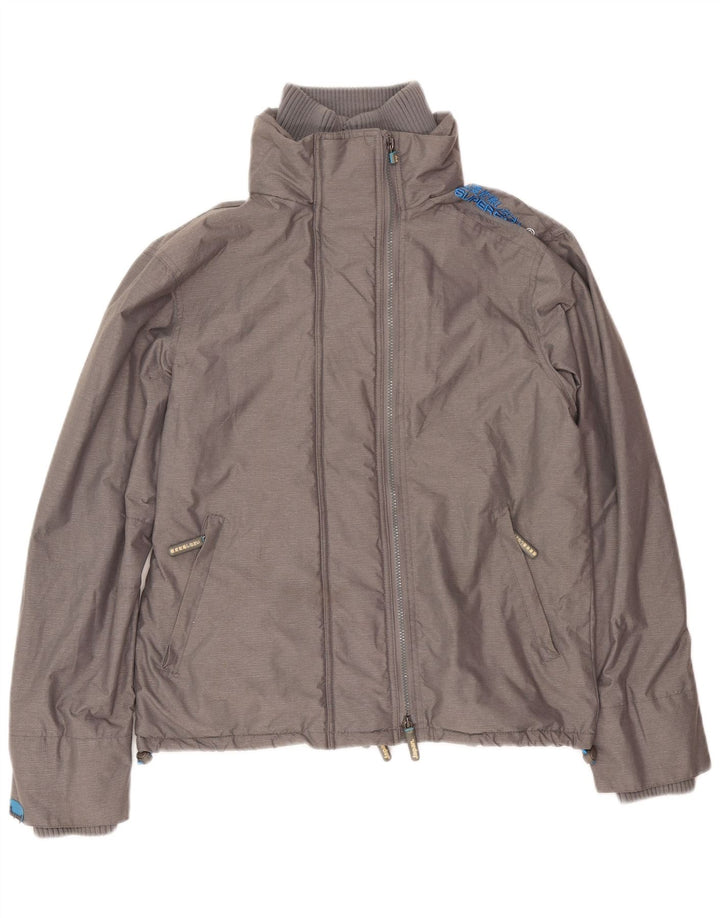 Superdry Herren Windcheater Sherpa Windjacke UK 38 Mittelgraues Nylon