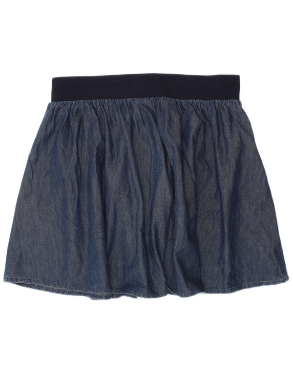 Benetton Mädchen-Jeansrock, 11–12 Jahre, 2XL W30, marineblaue Baumwolle