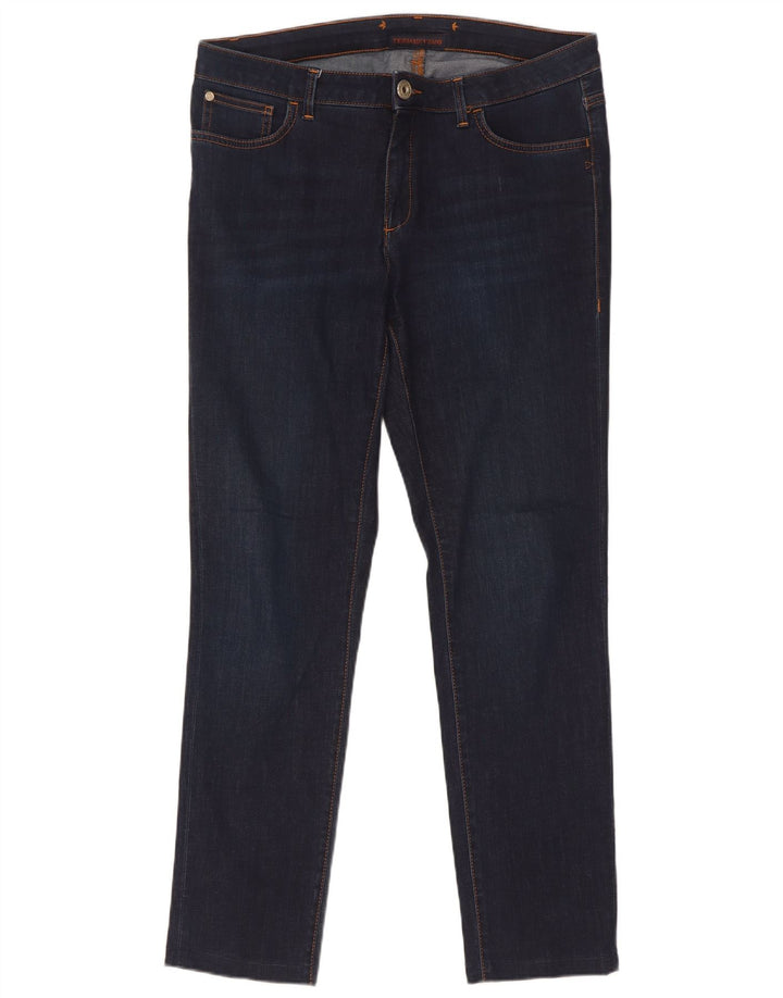 Trussardi Damen Slim Jeans W33 L30 Marineblau