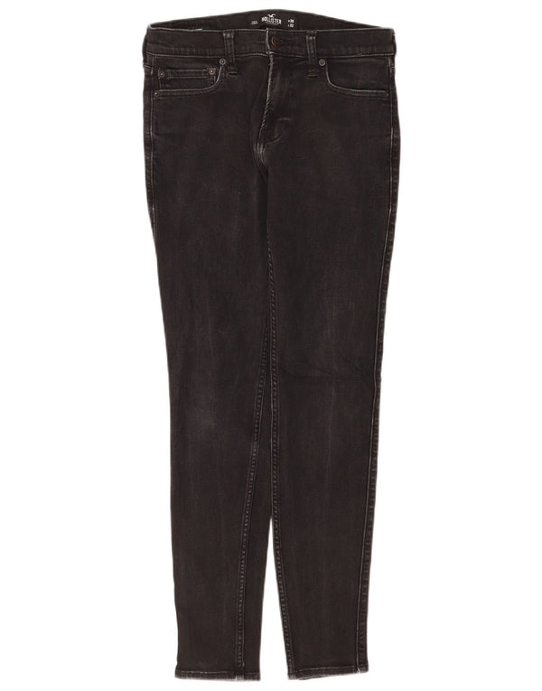 Hollister Damen Skinny Jeans W30 L32 Schwarze Baumwolle